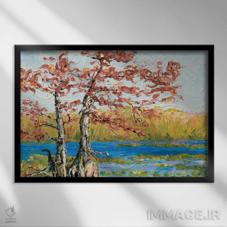 تابلو شگفتی ایورگِـلِیدز (ایورگِـلِیدز منطقهای در آمریکا) اثر دروتا کوسی - نمای قابدار مشکی