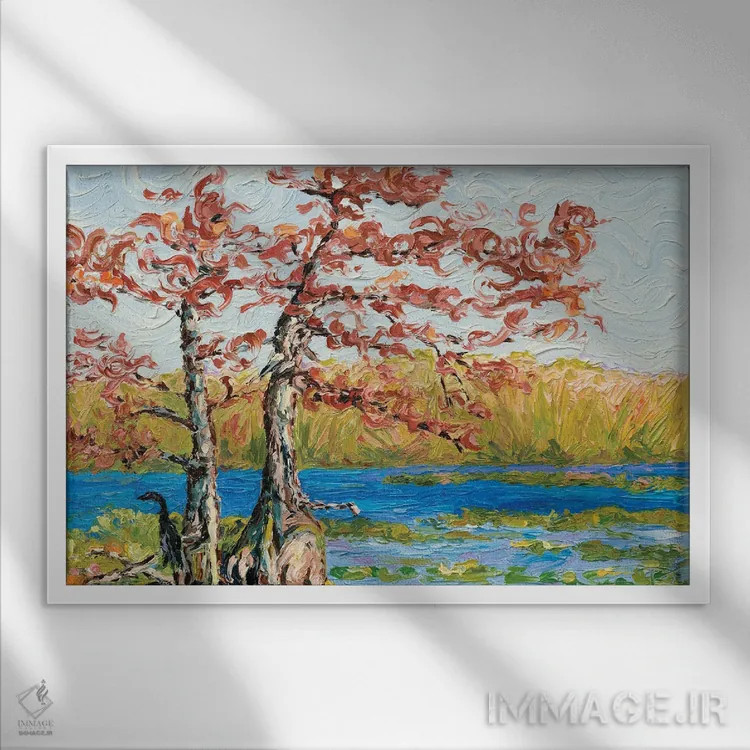 تابلو شگفتی ایورگِـلِیدز (ایورگِـلِیدز منطقهای در آمریکا) اثر دروتا کوسی - نمای قابدار سفید