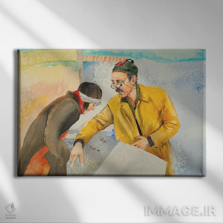 تابلو انتخاب خوب اثر هلن دوبروویچ - نمای روبهرو روی دیوار