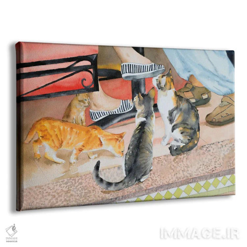 تابلو زمان چای صبح اثر هلن دوبروویچ - نمای پرسپکتیو محصول