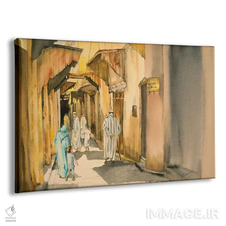 تابلو قدمزنی صبحگاهی اثر هلن دوبروویچ - نمای پرسپکتیو محصول