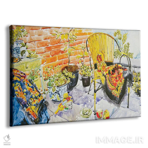 تابلو بالکن من اثر هلن دوبروویچ - نمای پرسپکتیو محصول