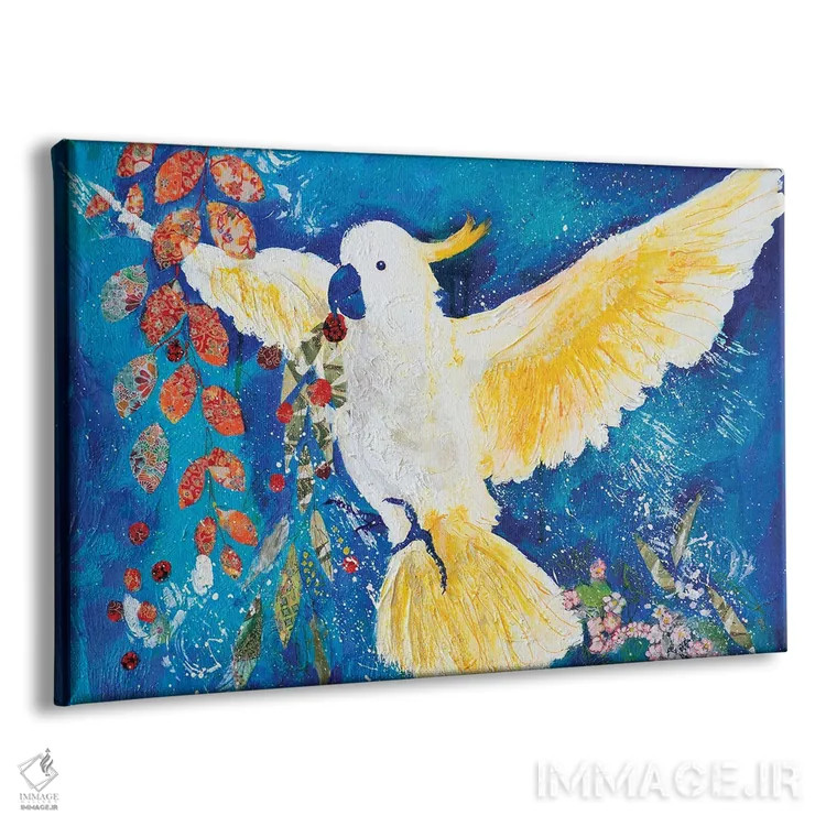 تابلو کوکاتوی زندگی خوب (کوکاتو نوعی پرنده) اثر هلن دوبروویچ - نمای پرسپکتیو محصول