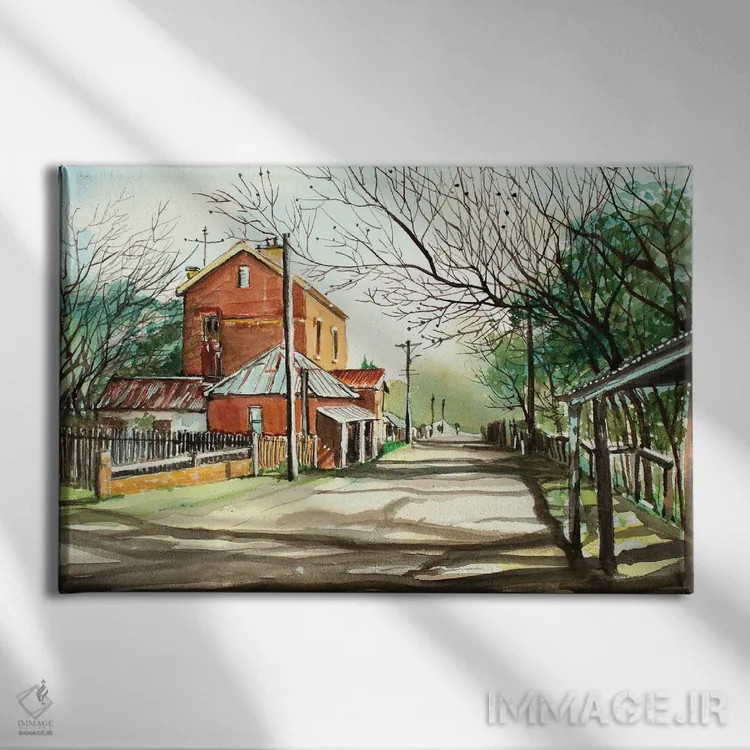 تابلو سوفالا (نام خاص، معمولا یک شهر) اثر هلن دوبروویچ - نمای روبهرو روی دیوار