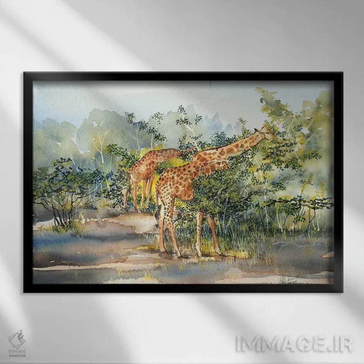 تابلو بالا خوشمزهتر است! اثر هلن دوبروویچ - نمای قابدار مشکی