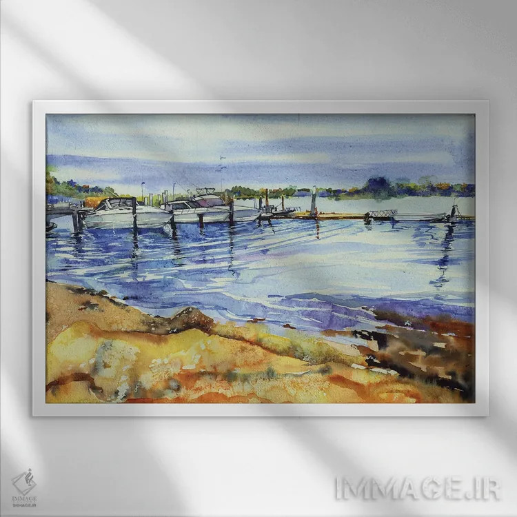 تابلو سیلوانیا (نام خاص) اثر هلن دوبروویچ - نمای قابدار سفید