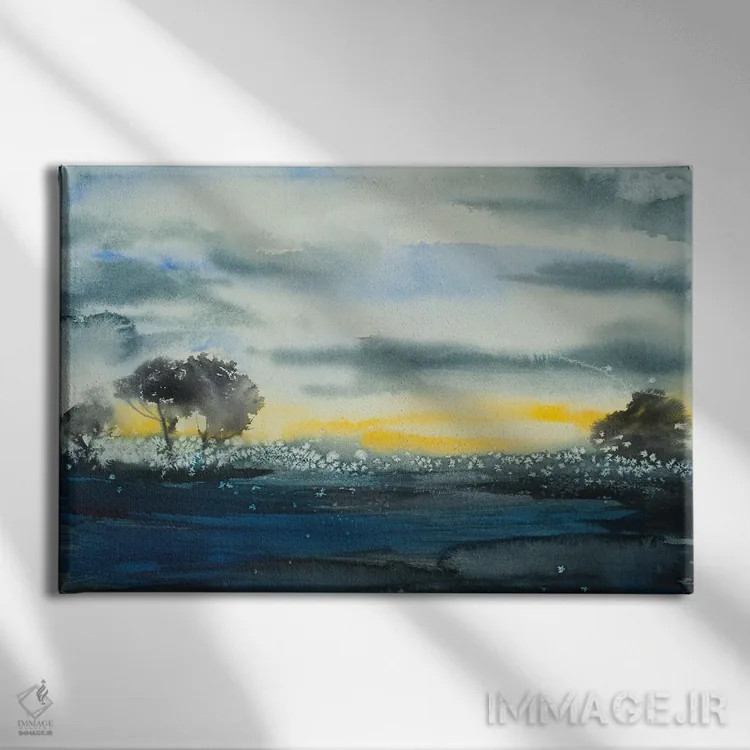 تابلو غروب نزدیک سوفالا اثر هلن دوبروویچ - نمای روبهرو روی دیوار