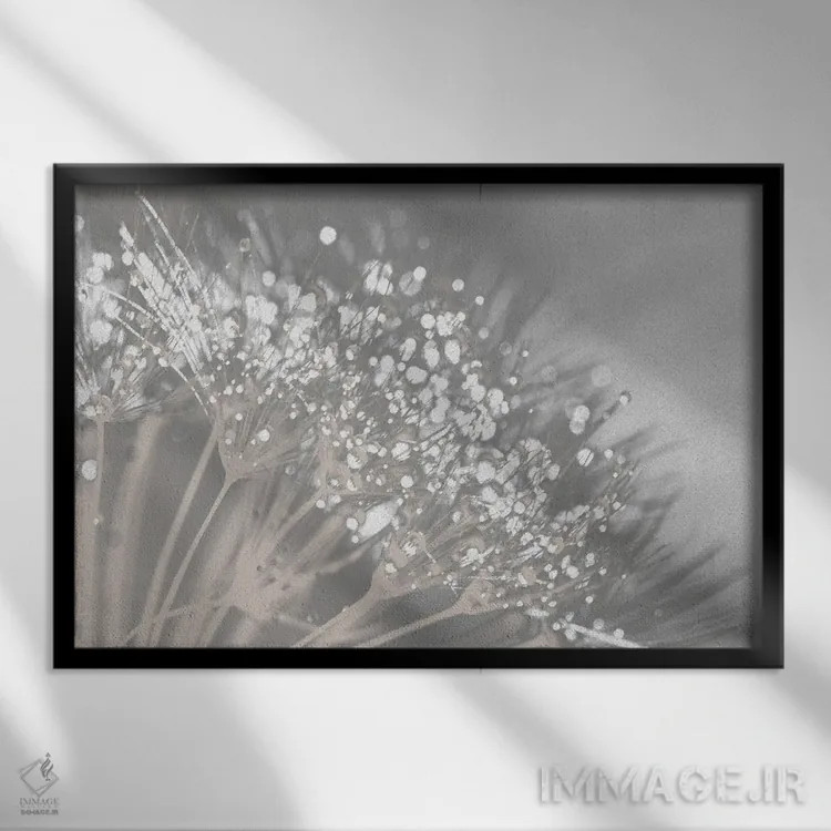 تابلو قاصدک ۲ اثر دنیس براون - نمای قابدار مشکی