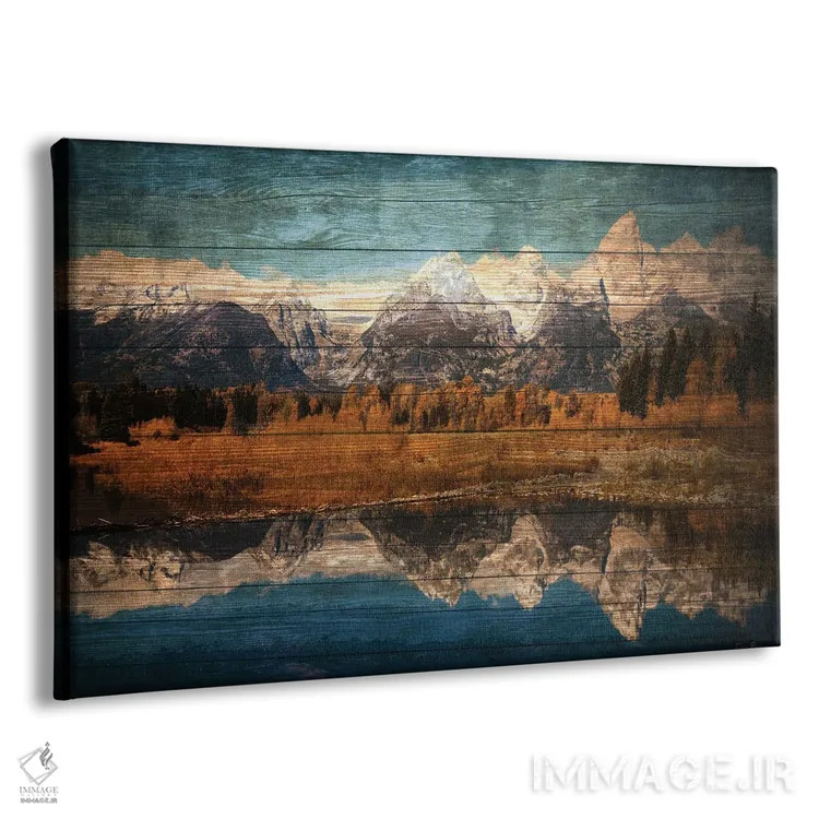 تابلو بازتاب کوه ۲ اثر دنیس براون - نمای پرسپکتیو محصول