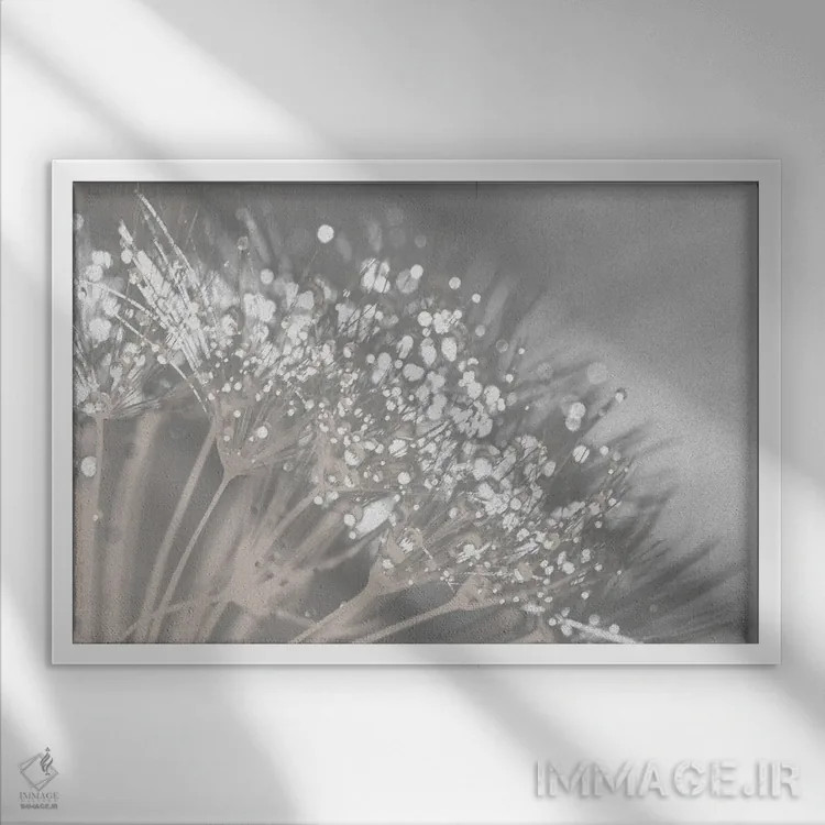 تابلو قاصدک ۲ اثر دنیس براون - نمای قابدار سفید