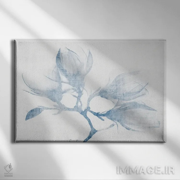 تابلو مطالعهٔ گلها اثر دنیس براون - نمای روبهرو روی دیوار
