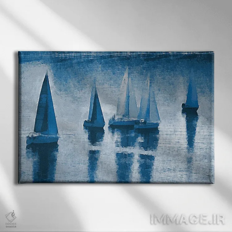 تابلو ناوگان اثر دنیس براون - نمای روبهرو روی دیوار