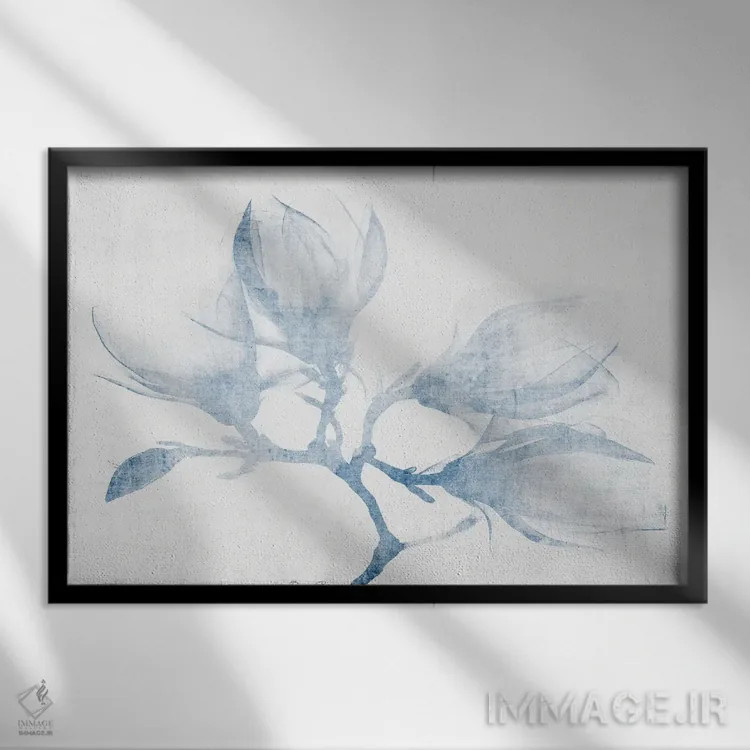 تابلو مطالعهٔ گلها اثر دنیس براون - نمای قابدار مشکی