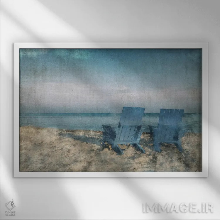 تابلو ردیف جلو اثر دنیس براون - نمای قابدار سفید