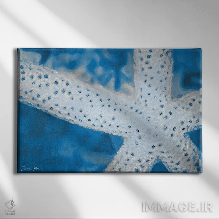 تابلو ستارهماهی اثر دنیس براون - نمای روبهرو روی دیوار