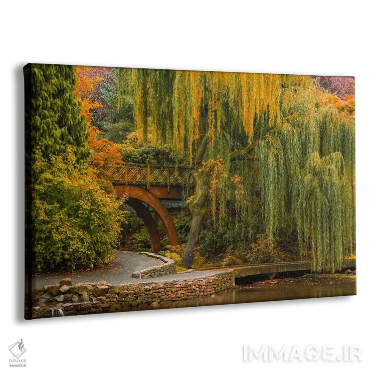 تابلو بیدهای کنار تالاب اثر دان شوارتز - نمای پرسپکتیو محصول