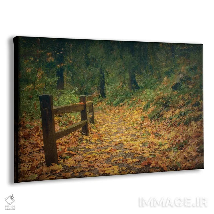 تابلو مسیر برگپوش اثر دان شوارتز - نمای پرسپکتیو محصول