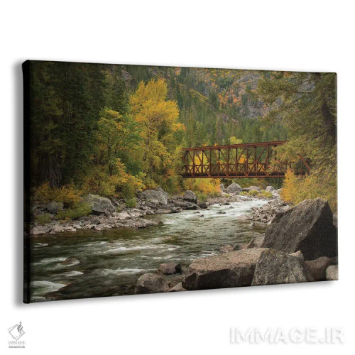 تابلو پل بر فراز وِنچی (رودخانه یا منطقه) اثر دان شوارتز - نمای پرسپکتیو محصول