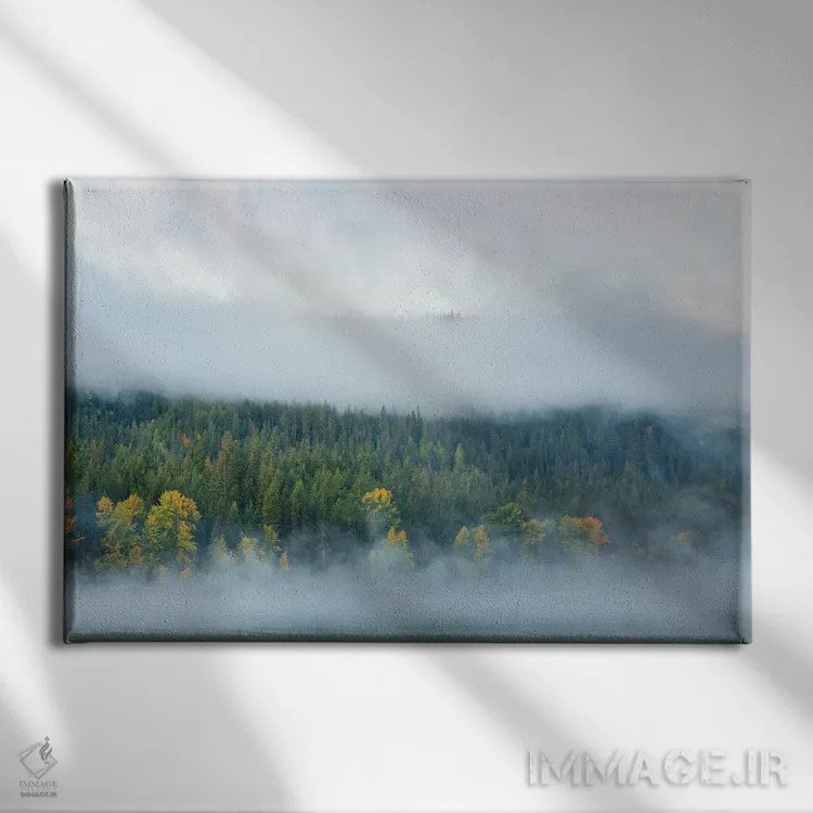 تابلو لمس پاییز اثر دان شوارتز - نمای روبهرو روی دیوار