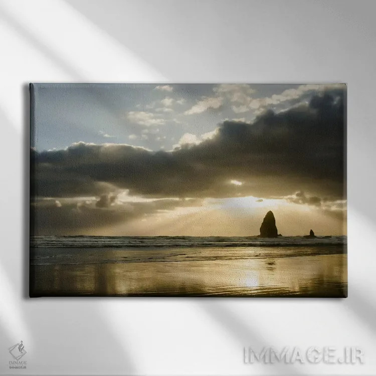 تابلو غرق در نور اثر دان شوارتز - نمای روبهرو روی دیوار