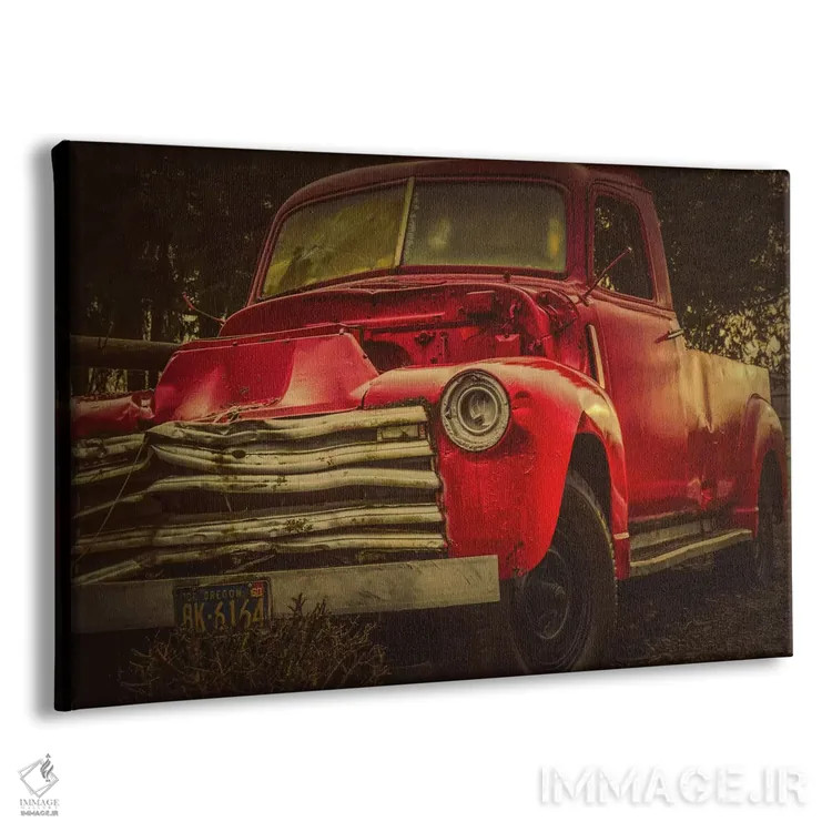 تابلو کامیون فرسوده اثر دان شوارتز - نمای پرسپکتیو محصول