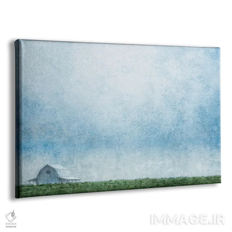 تابلو انبار آبی در مسیر روستایی اثر دان شوارتز - نمای پرسپکتیو محصول