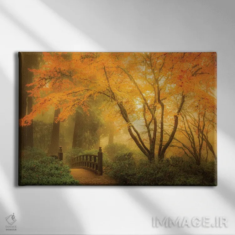 تابلو آنسوی پل ماه اثر دان شوارتز - نمای روبهرو روی دیوار