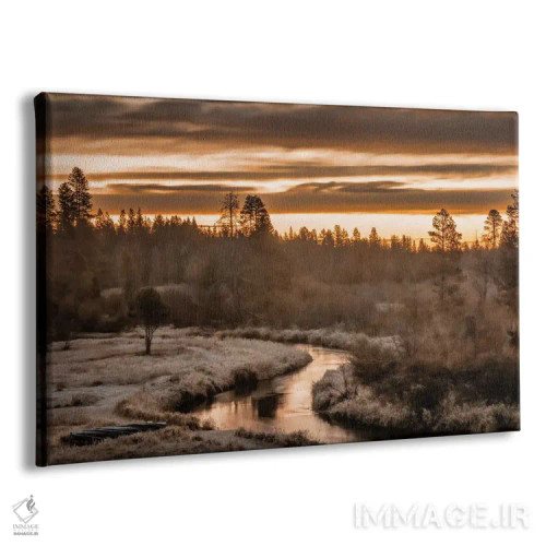 تابلو در امتداد لیتل دشوتس (رودخانه) اثر دان شوارتز - نمای پرسپکتیو محصول