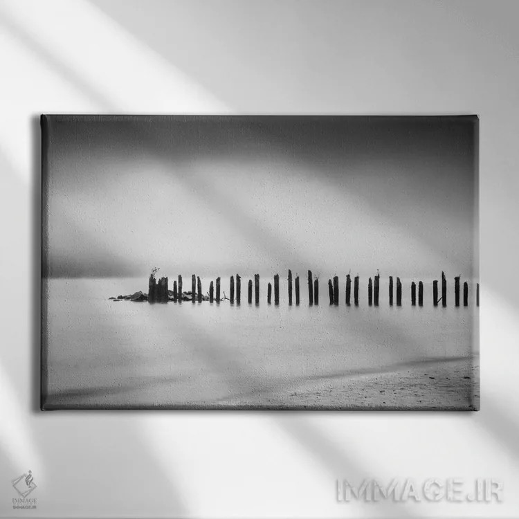 تابلو در امتداد رودخانه اثر دان شوارتز - نمای روبهرو روی دیوار