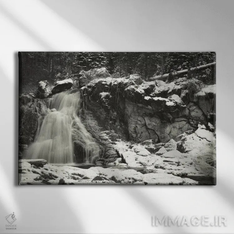 تابلو آبشار پلینا اثر دان شوارتز - نمای روبهرو روی دیوار