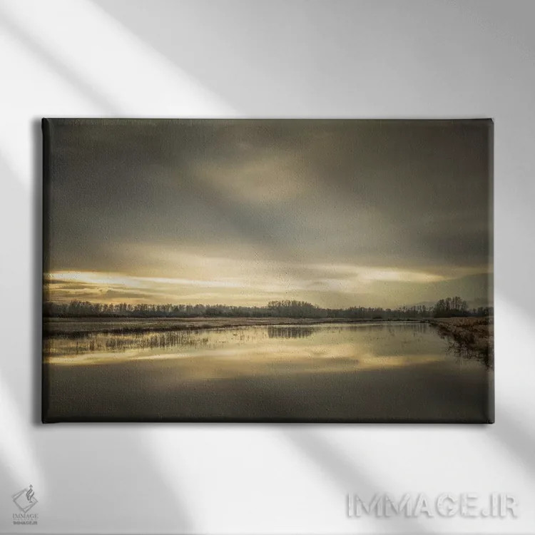 تابلو پناهگاه اثر دان شوارتز - نمای روبهرو روی دیوار