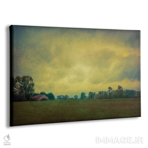 تابلو انبار کوچک قرمز اثر دان شوارتز - نمای پرسپکتیو محصول