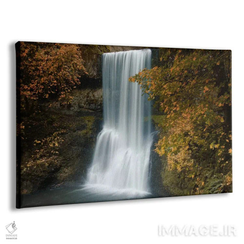 تابلو آبشار پاییزی اثر دان شوارتز - نمای پرسپکتیو محصول