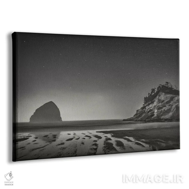 تابلو پدیدار شدن ستارگان (سیاه و سفید) اثر دان شوارتز - نمای پرسپکتیو محصول