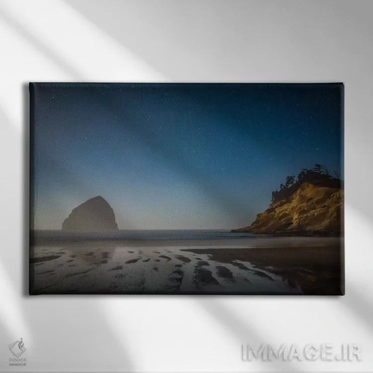 تابلو پدیدار شدن ستارگان اثر دان شوارتز - نمای روبهرو روی دیوار