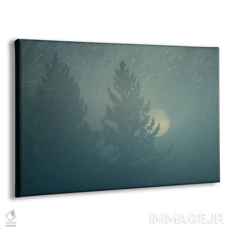 تابلو طلوع آفتاب در مه اثر دان شوارتز - نمای پرسپکتیو محصول