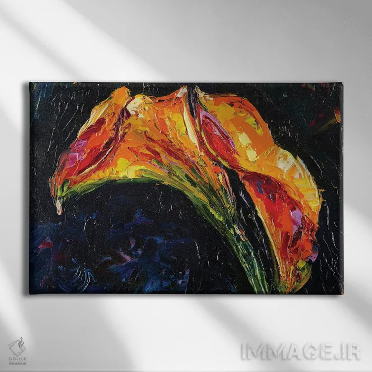 تابلو کالوس (پینه یا نوعی گیاه) اثر دانا سورکینا - نمای روبهرو روی دیوار