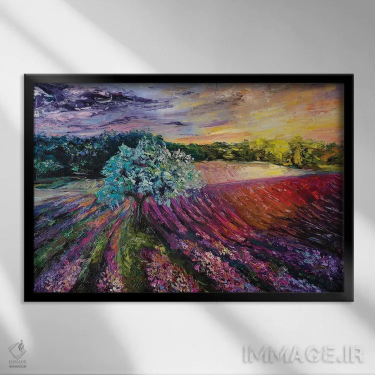 تابلو گره جادویی در اطراف اثر دانا سورکینا - نمای قابدار مشکی