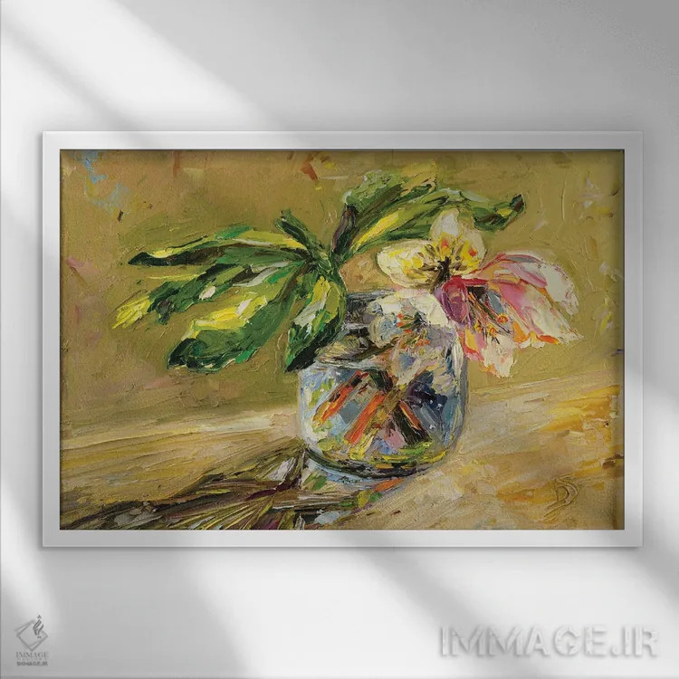 تابلو دستیابی اثر دانا سورکینا - نمای قابدار سفید