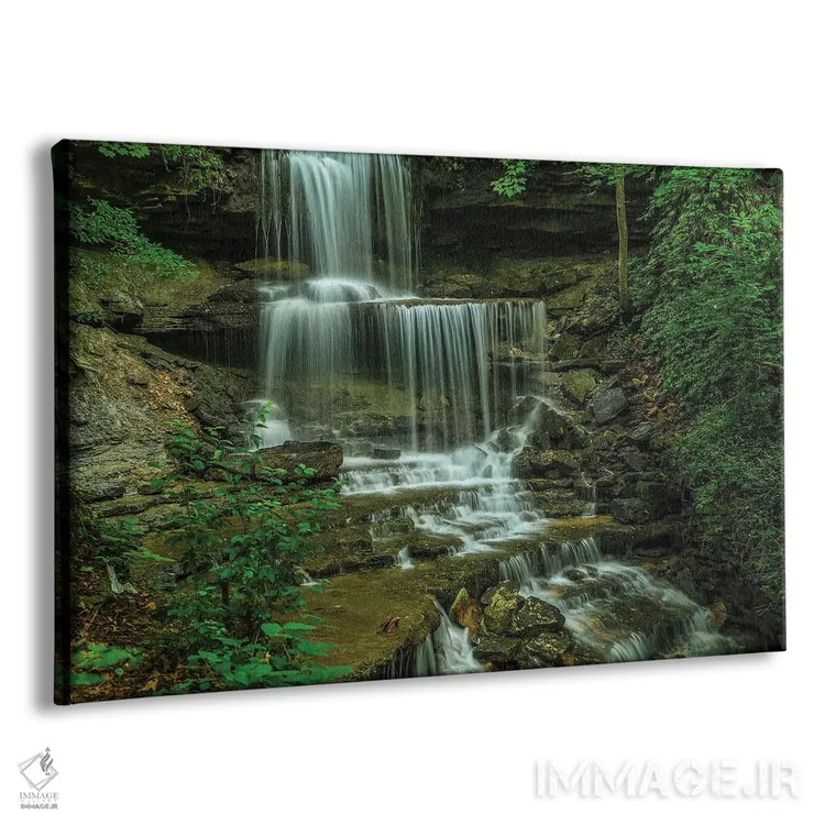 تابلو آبشار میلتون در تابستان اثر دن اسپرول - نمای پرسپکتیو محصول