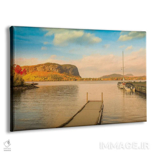 تابلو دریاچه موسهد در پاییز اثر دن اسپرول - نمای پرسپکتیو محصول