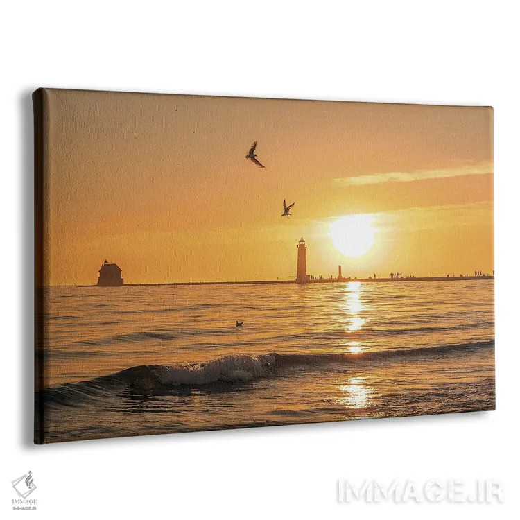 تابلو غروب گرند هیون اثر دن اسپرول - نمای پرسپکتیو محصول