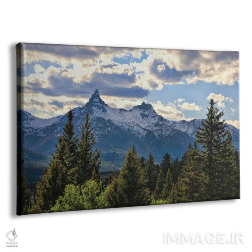 تابلو کوههای دندان خرس (بیردت) اثر دن اسپرول - نمای پرسپکتیو محصول