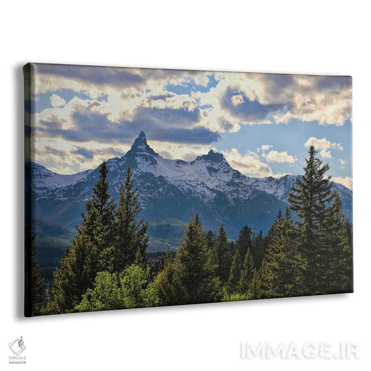 تابلو کوههای دندان خرس (بیردت) اثر دن اسپرول - نمای پرسپکتیو محصول