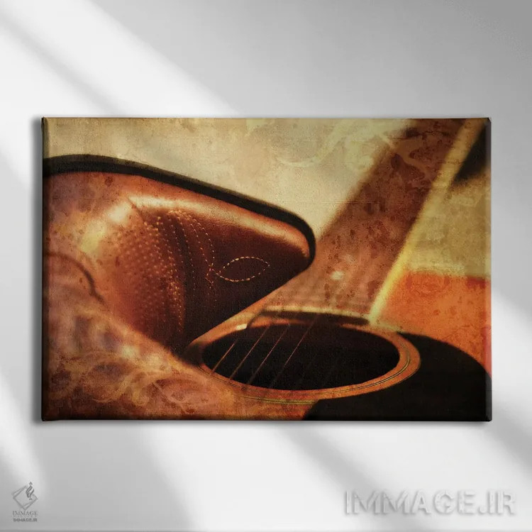 تابلو موسیقی کانتری اثر دن اسپرول - نمای روبهرو روی دیوار