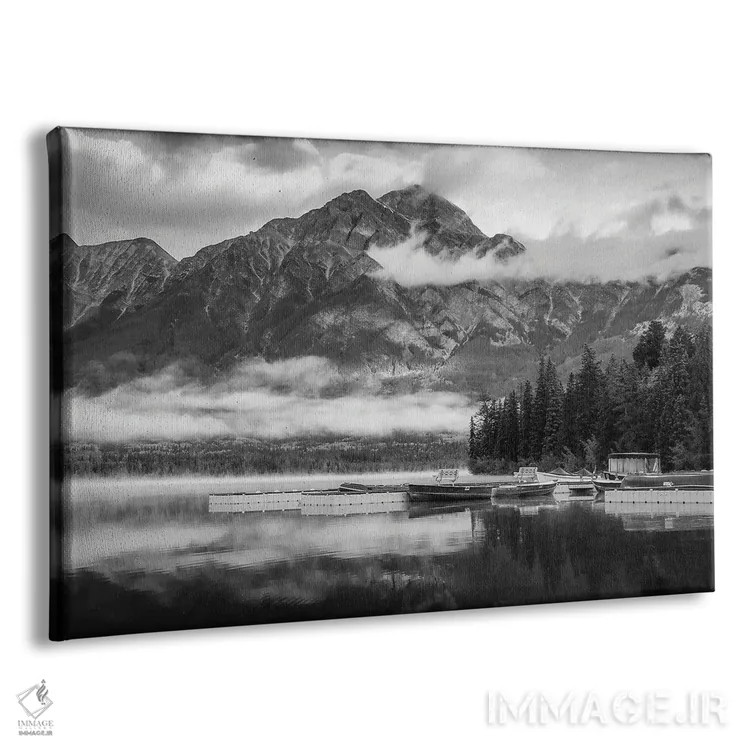 تابلو صبح چشمگیر کوهستانی اثر دن اسپرول - نمای پرسپکتیو محصول