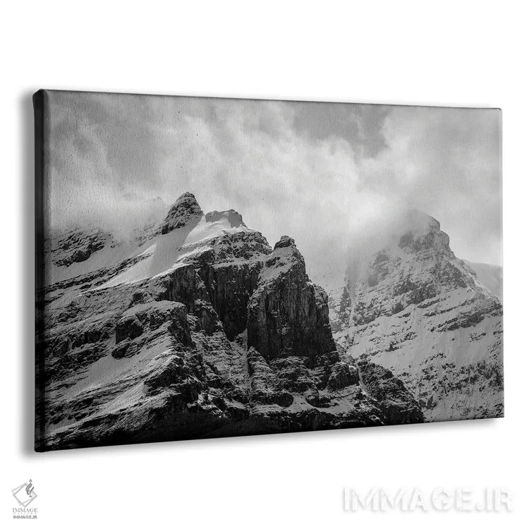 تابلو قلههای چشمگیر و مرتفع کوهستان اثر دن اسپرول - نمای پرسپکتیو محصول