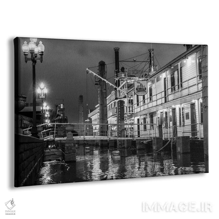 تابلو لوئیزویل در شب اثر دن اسپرول - نمای پرسپکتیو محصول