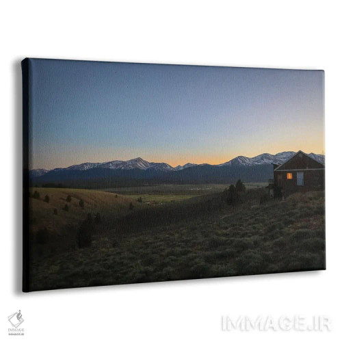 تابلو کلبه کوهستانی اثر دن اسپرول - نمای پرسپکتیو محصول