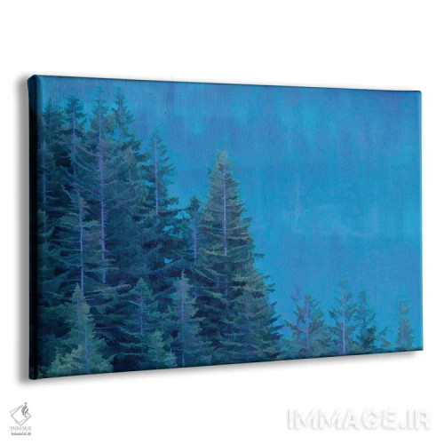 تابلو انعکاس همیشهسبزها اثر دن اسپرول - نمای پرسپکتیو محصول